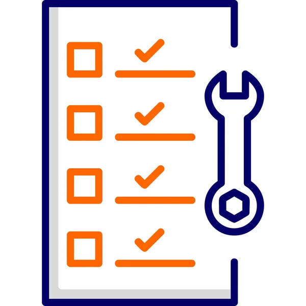 Checklist Icon Vector Illustration Simple Design — Vector de stock