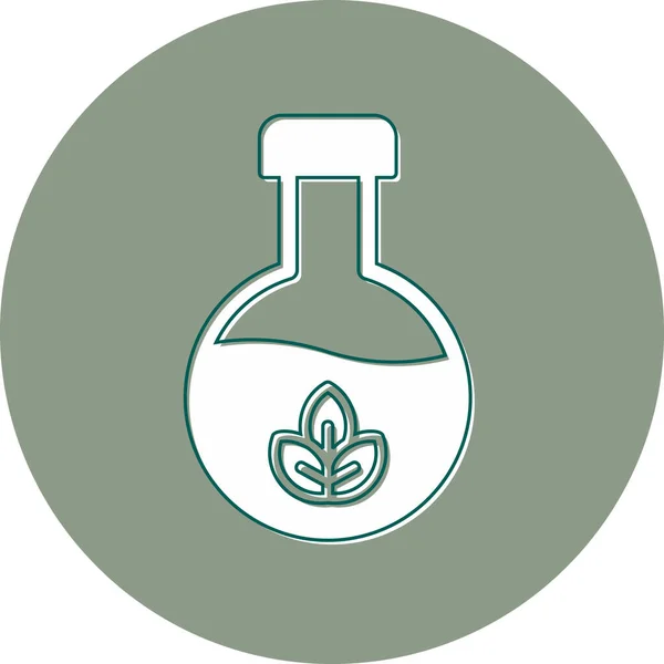 Química Icono Web Ilustración Simple — Vector de stock