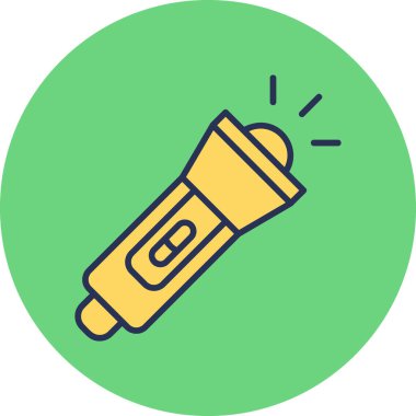 el feneri. Web simgesi basit illüstrasyon 