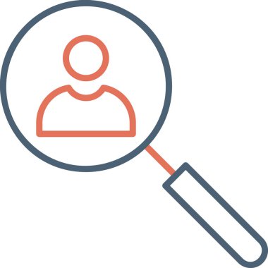 Ara. Web simgesi basit illüstrasyon 