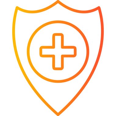 Sağlık hizmetleri modern simgesi, vektör illüstrasyonu