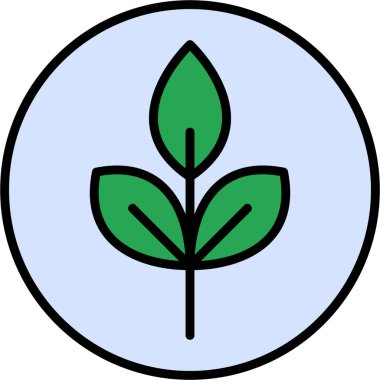 ekoloji ikonu vektör illüstrasyonu