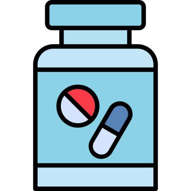 hap ikonu vektör illüstrasyonu