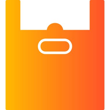 vector illustration of plastic bag