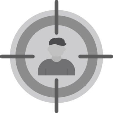 hedef simge vektör illüstrasyonu