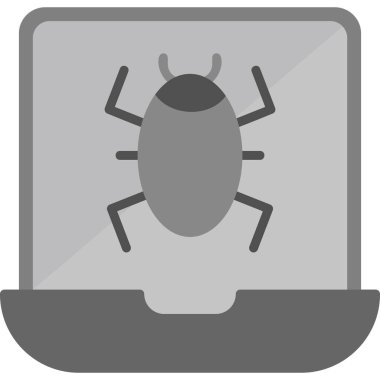 Etkilenmiş modern simge, vektör illüstrasyonu