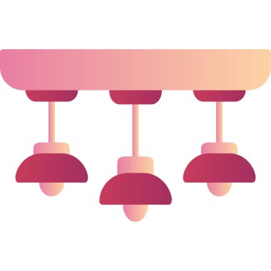 Lamba simgesi vektör illüstrasyonu asılıyor