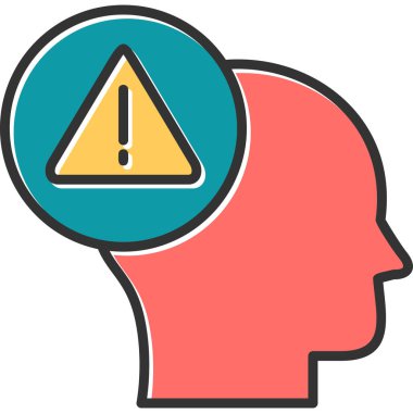 Uyarı işareti. Web simgesi