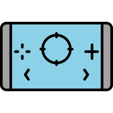 oyun uygulaması ekranda, akıllı telefon aygıtının dijital illüstrasyonu 