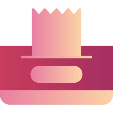 Havlu. Web simgesi basit illüstrasyon