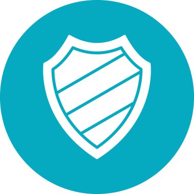 kalkan ikon vektör illüstrasyonu