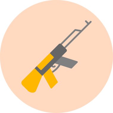 Ak47 icon modern vector illustration