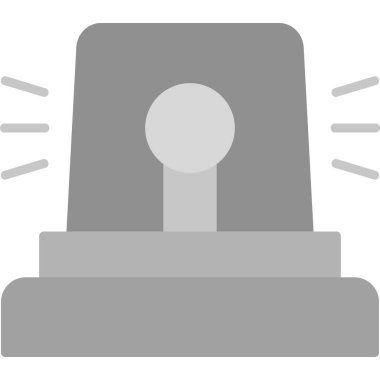 Siren modern simge, vektör çizimi 