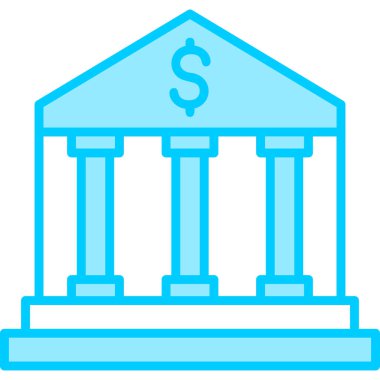 Bank icon modern vector illustration