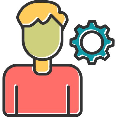 Yetenekler. Web simgesi vektör illüstrasyonu