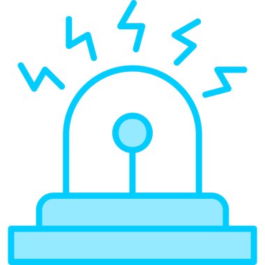 Alarm çalıyor. Web simgesi vektör illüstrasyonu