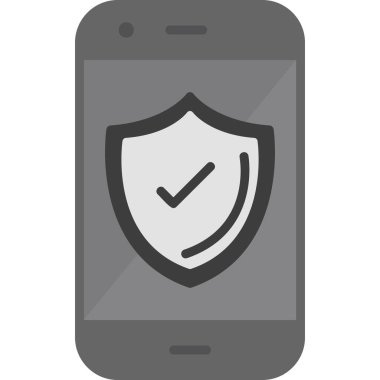 kalkan ikon vektör illüstrasyonu