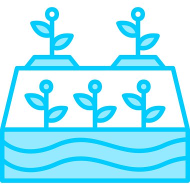 Toprak tarlasında yetişen bitkilerin gösterimi, Hidrofonik 