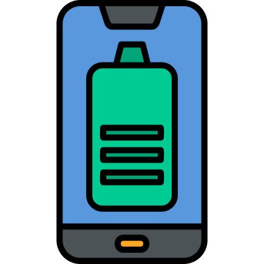 Cep telefonu. Basit resimleme