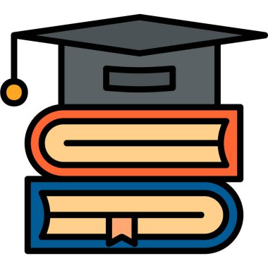 Eğitim. Web simgesi basit illüstrasyon