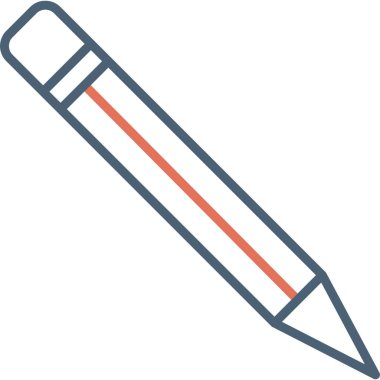pencil, web icon simple illustration