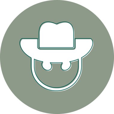 Casus modern simge vektör resimlemesi