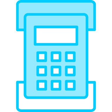 Web hesap makinesi simgesi. vektör illüstrasyonu