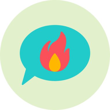 ileti ikonu vektör illüstrasyonu