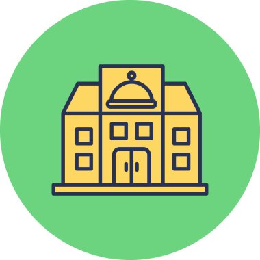 Restoran modern simgesi, vektör illüstrasyonu