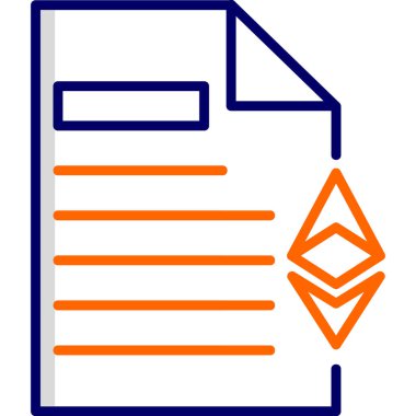 Belge simgesinin vektör illüstrasyonu