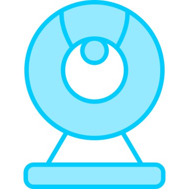 Web kamerası, basit Webcam simgesi tasarımı