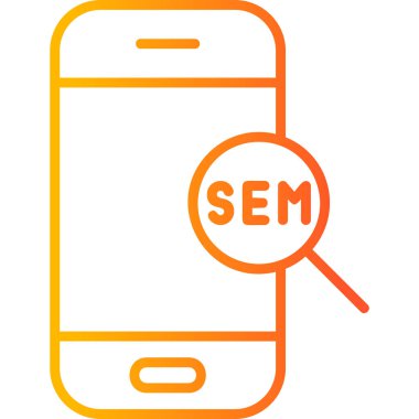 Ara. Web simgesi basit illüstrasyon 