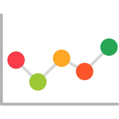 Satır çizelgesi simgesi, modern tasarım illüstrasyonu