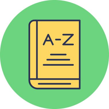 kitap simgesi vektör illüstrasyonu