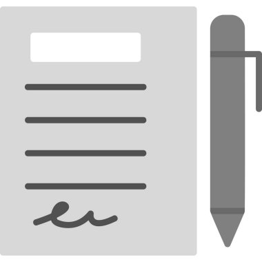 Planlayıcı web simgesi basit illüstrasyon