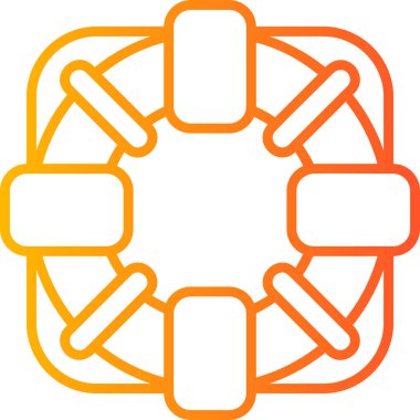 abstract vector illustration of atom icon