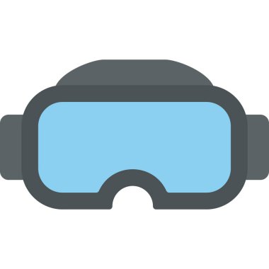 Vr gözlük modern simge, vektör illüstrasyonu 