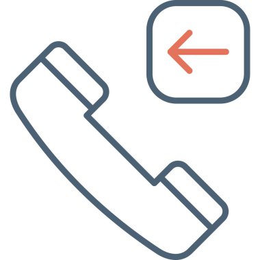 - Telefon. Web simgesi vektör illüstrasyonu