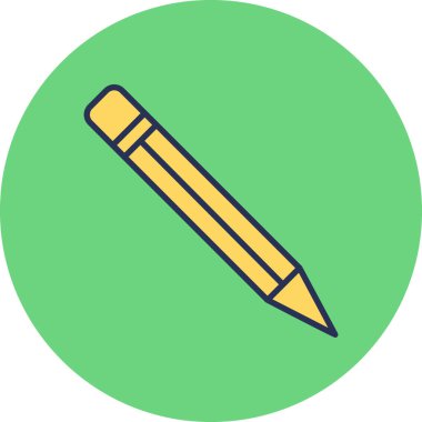 pencil, web icon simple illustration