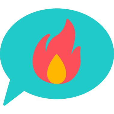 ileti ikonu vektör illüstrasyonu