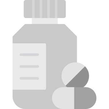 Medcaments simge vektör illüstrasyonu