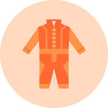 Ceket. Web simgesi basit illüstrasyon