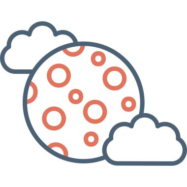 Ayın soyut web renk çizimi  