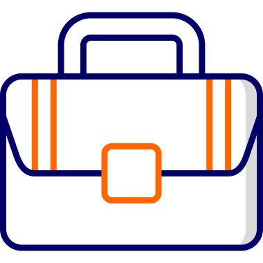 Çanta. Web simgesi basit tasarım 