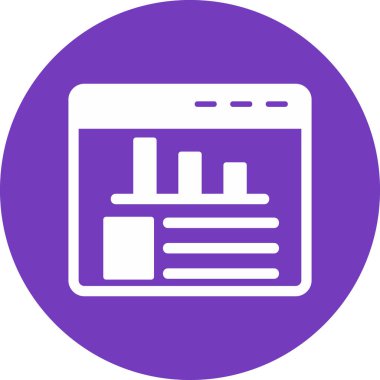 grafik ikonu vektör illüstrasyonu 