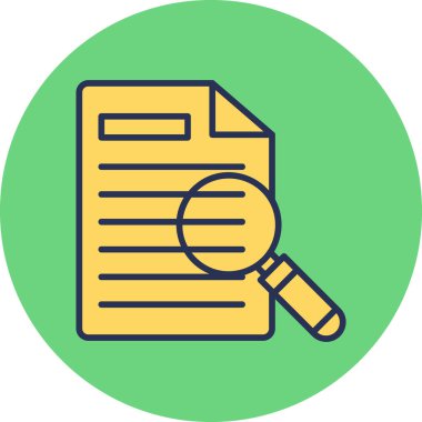 Filoloji modern ikon vektör illüstrasyonu