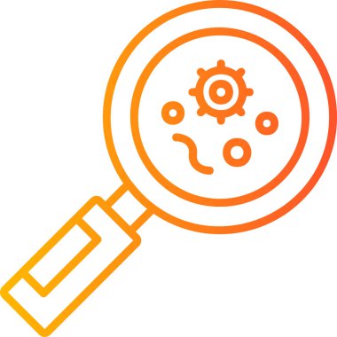 Denetim vektörü düz renk simgesi