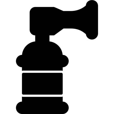 Air Horn simgesi, vektör illüstrasyonu