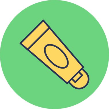 Losyon basit simgesi, vektör illüstrasyonu