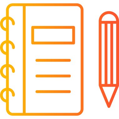 Kitap. Web simgesi basit illüstrasyon